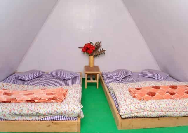 Room interior at Okhrey Homestay