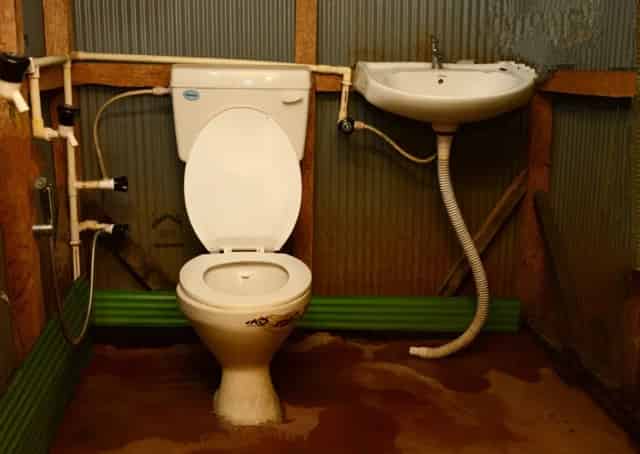 Washroom at Uttarey Homestay