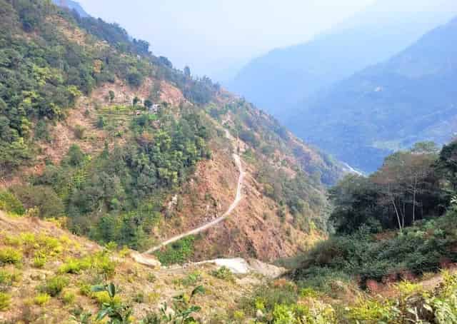 View from Uttarey Homestay