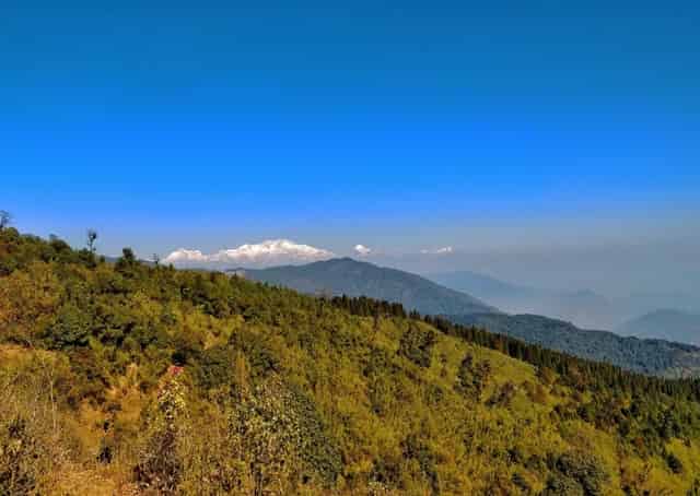 Kanchanjungha view during chitrey to Sandakphu trek