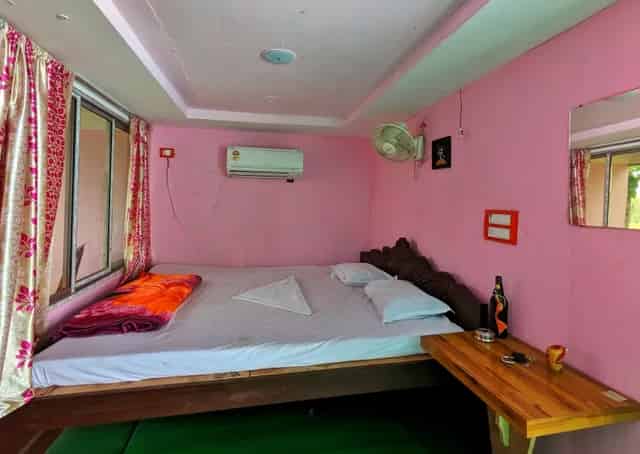 Room interior at Mangalgunj Camping ground 