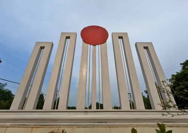 Petrapole boarder area famous for flag lowering ceremony 