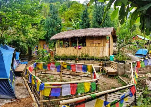 Campsite at santuk 
