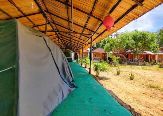 Camping tents at Dublagadi Eco stay