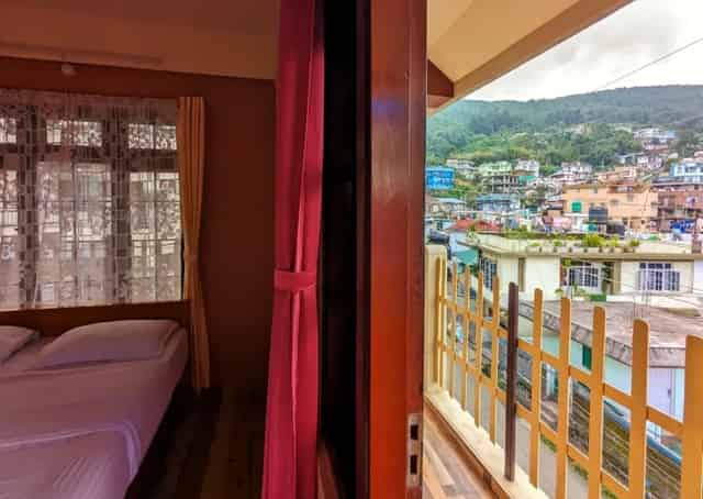 View from room at Shillong Guest Inn