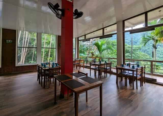 Dining place at Dawki Eco stay