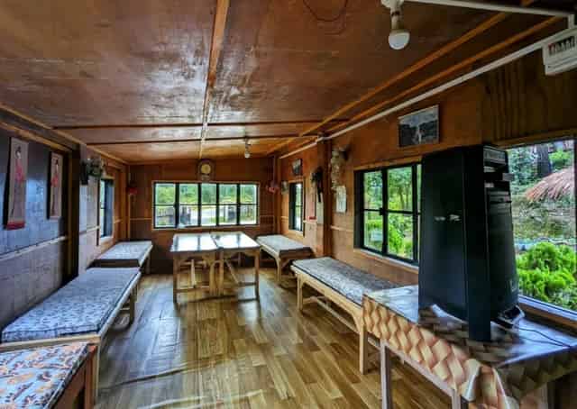 Dining area at Siatbakon Camping Ground