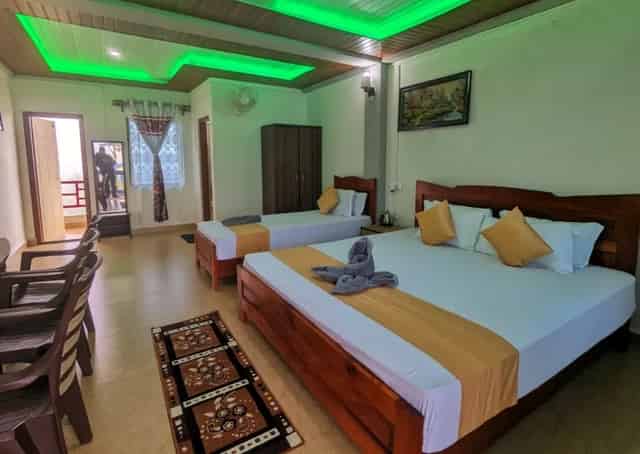 Room interior at Cherrapunji Resort