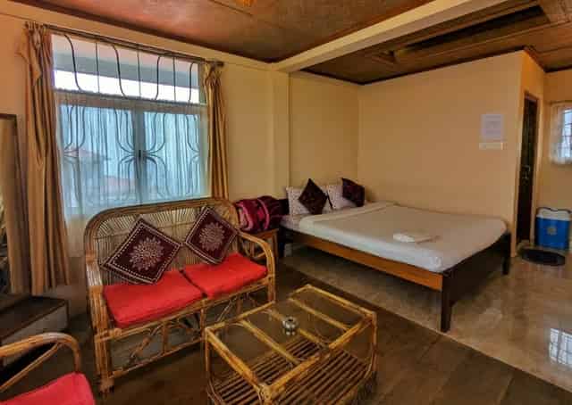 Room interior at Cherrapunji Guest Inn