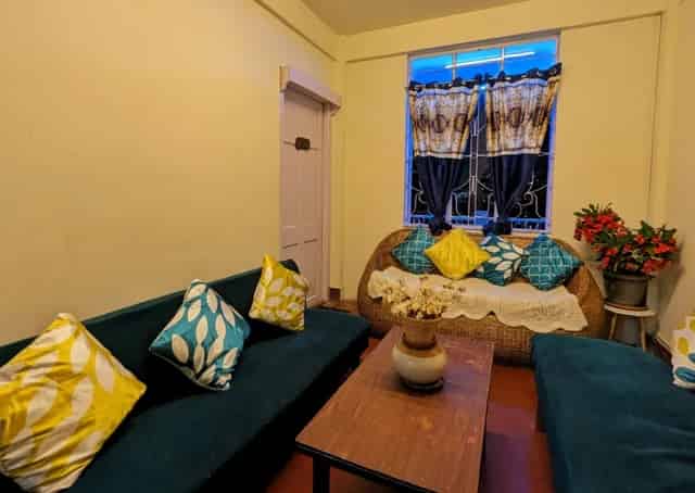 Seating area at Shillong Homestay