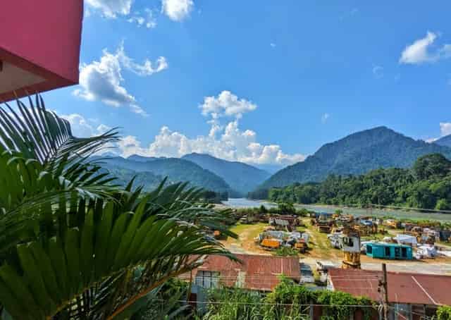 View from Bhalukpong Guest Inn