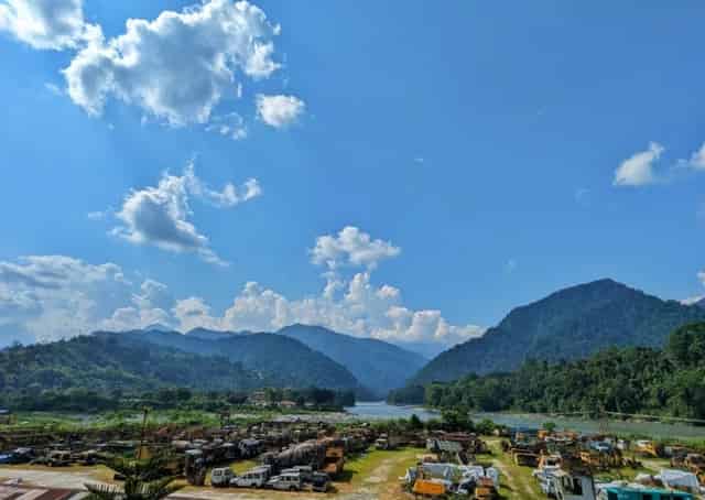 View from Bhalukpong Guest Inn