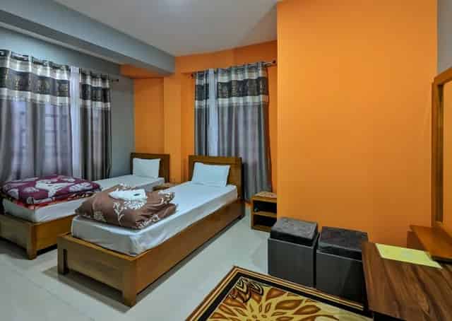 Room interior at Bomdila Homestay