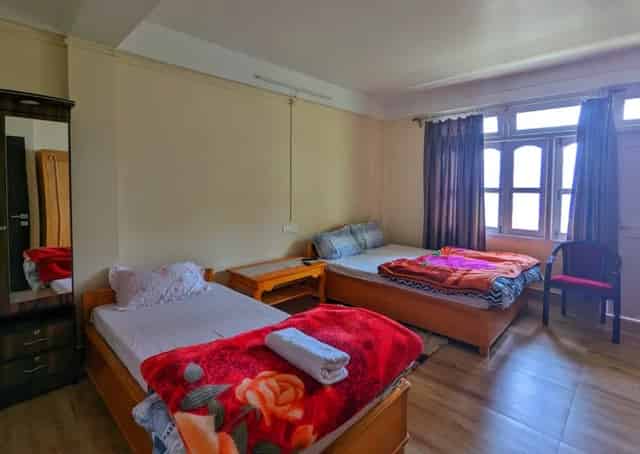 Room interior at Tawang Homestay