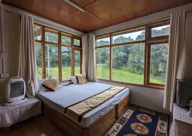 Room interior at Tawang Homestay