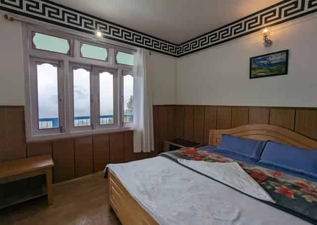 Room interior at Tawang Homestay