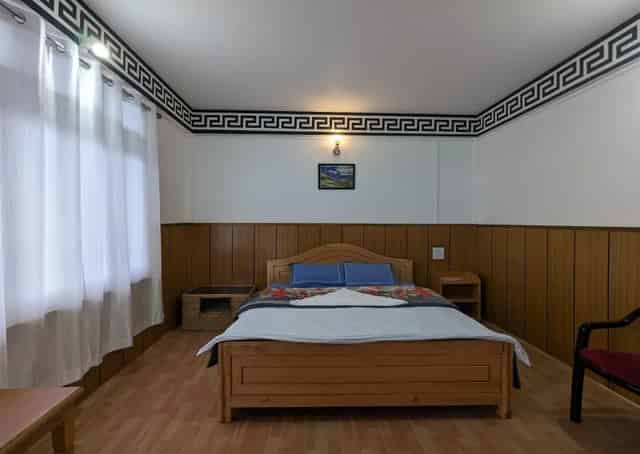Room interior at Tawang Homestay