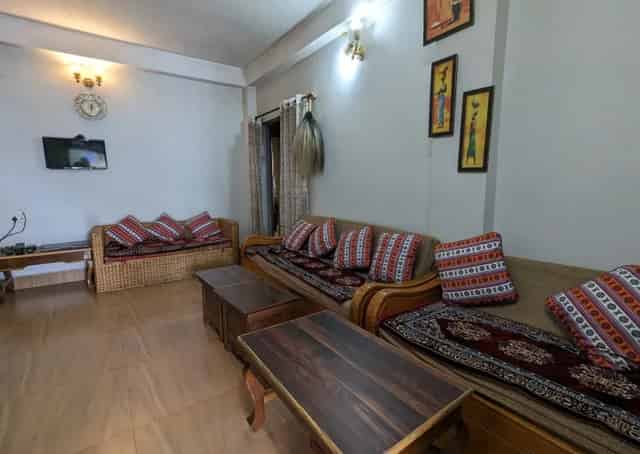 Seating area at Tawang Homestay