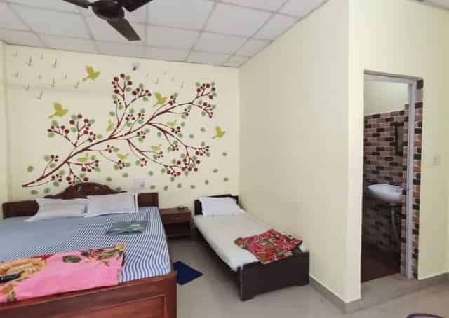 Family cottage interior at Tajpur Resort