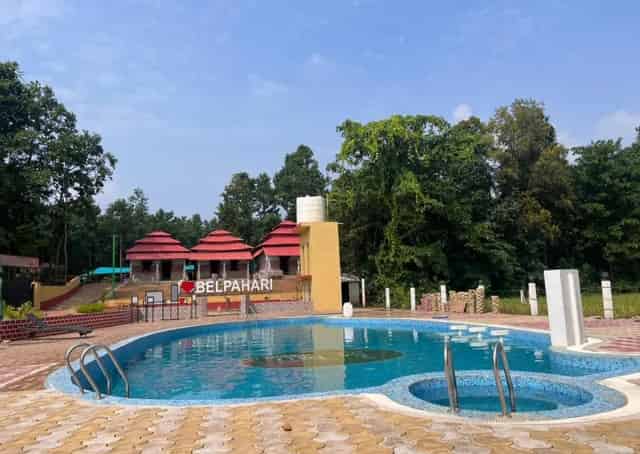 Swimming Pool area at Belpahari Eco Stay