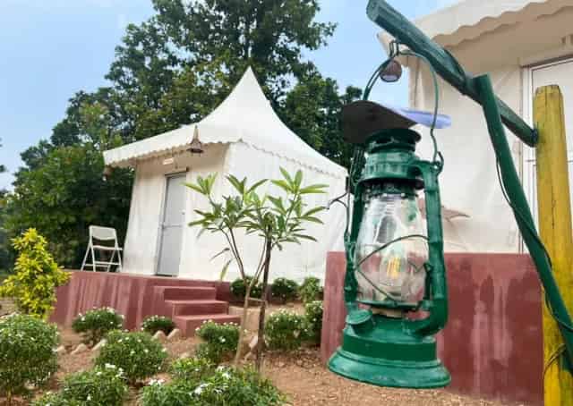 Tent exterior of Kankrajhor Eco Stay