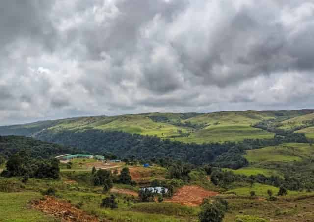 Landscape view of Jowai valley