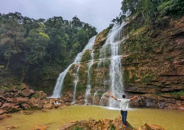 Private Waterfall at Jowai Resort