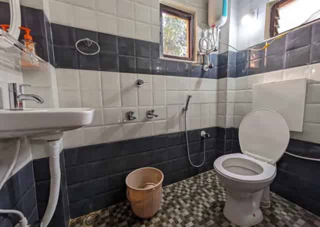 Bamboo Cottage Washrrom at Similipal Eco Stay