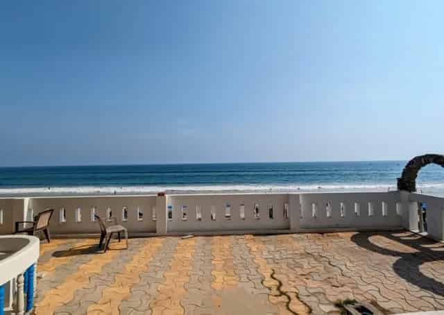 Beach View From Seating Area in Gopalpur Guest Inn