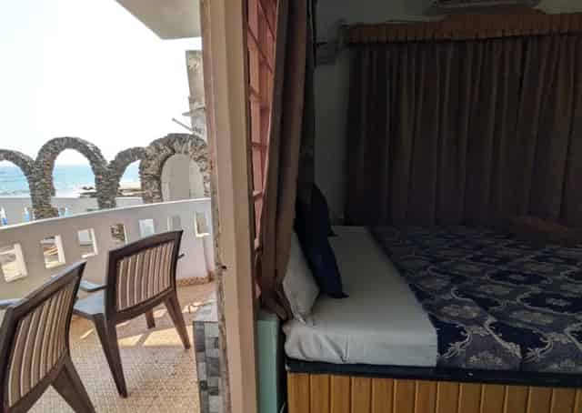 Beach View From Room at Gopalpur Guest Inn