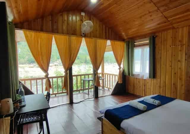 River view from Cottage at Dawki Eco Stay