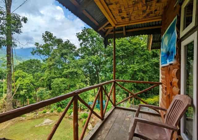 Mountain View from Darap Resort Balcony