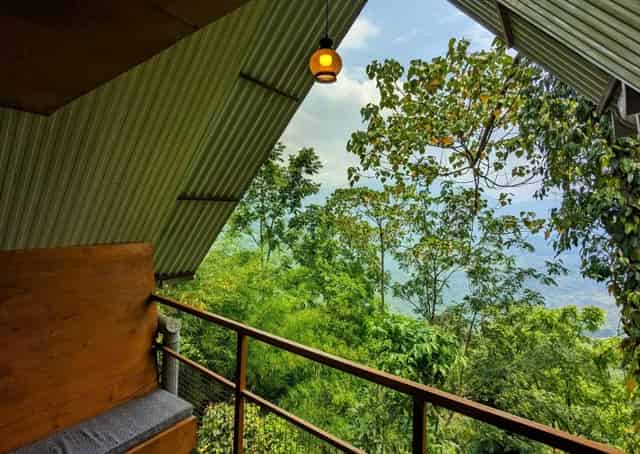 View from room at Pelling Eco Stay