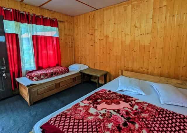 Tripple Room Interior at Kaffergaon Homestay