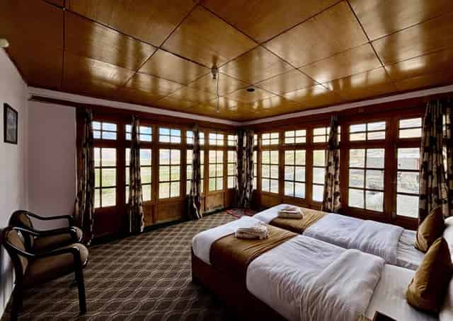 Lake view room at Pangong Homestay