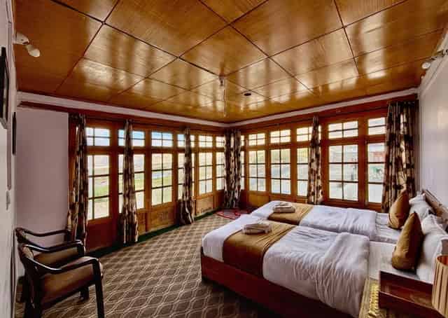 Lake view room at Pangong Homestay