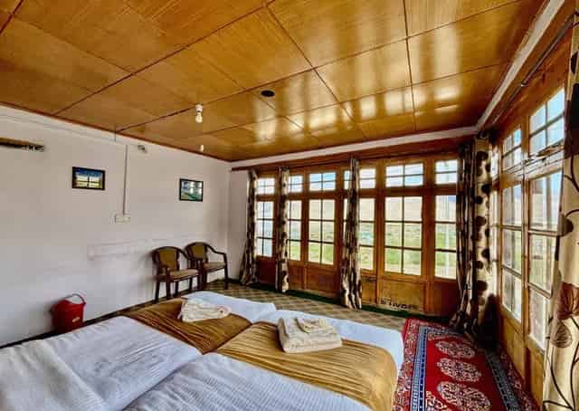 Lake view room at Pangong Homestay