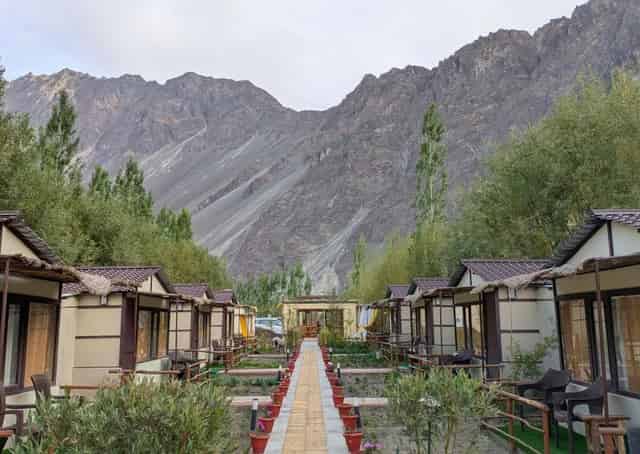 Outside view of Hunder Eco Stay