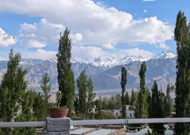 Glacier View from Leh Retreat