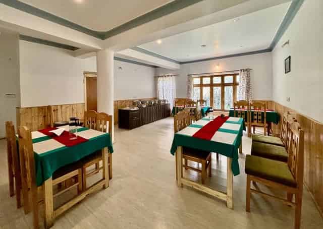 Dinning area at Diskit Retreat