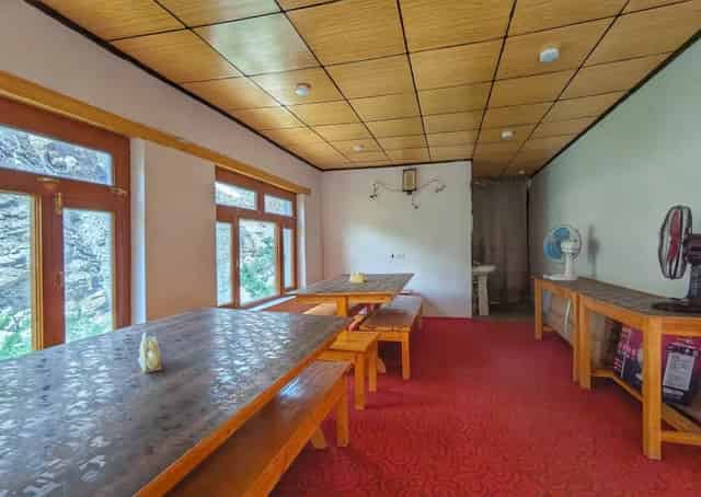 Dining area at Aryan Valley Retreat