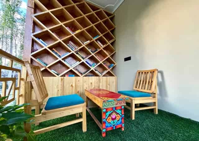 Sumur Retreat Exterior Seating Place