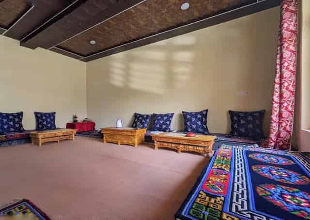 Seating area at Aryan Valley Homestay
