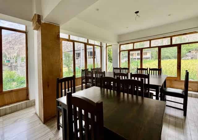 Dining area at Turtuk Retreat