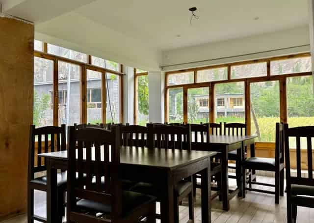 Dining area at Turtuk Retreat