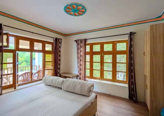 Standard Room Interior at Turtuk Retreat