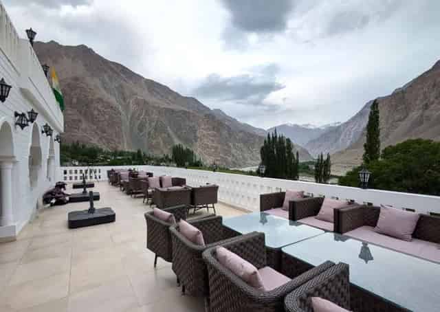 Rooftop Cafe at Turtuk Retreat