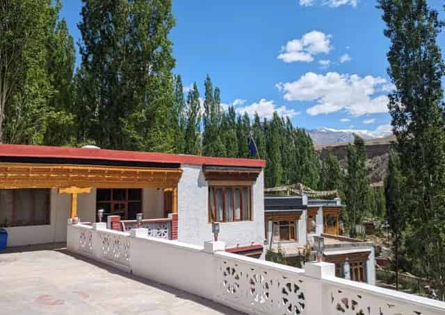 Mountain View From Rooftop at Alchi Retreat