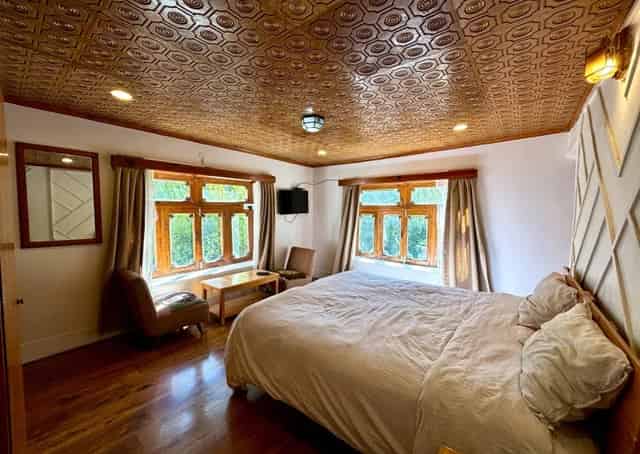 Double Bedded Room Interior at Leh Homestay
