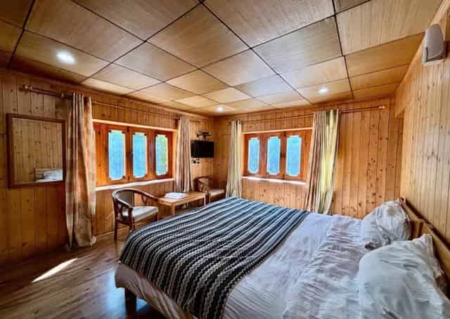 Double Bedded Room Interior at Leh Homestay